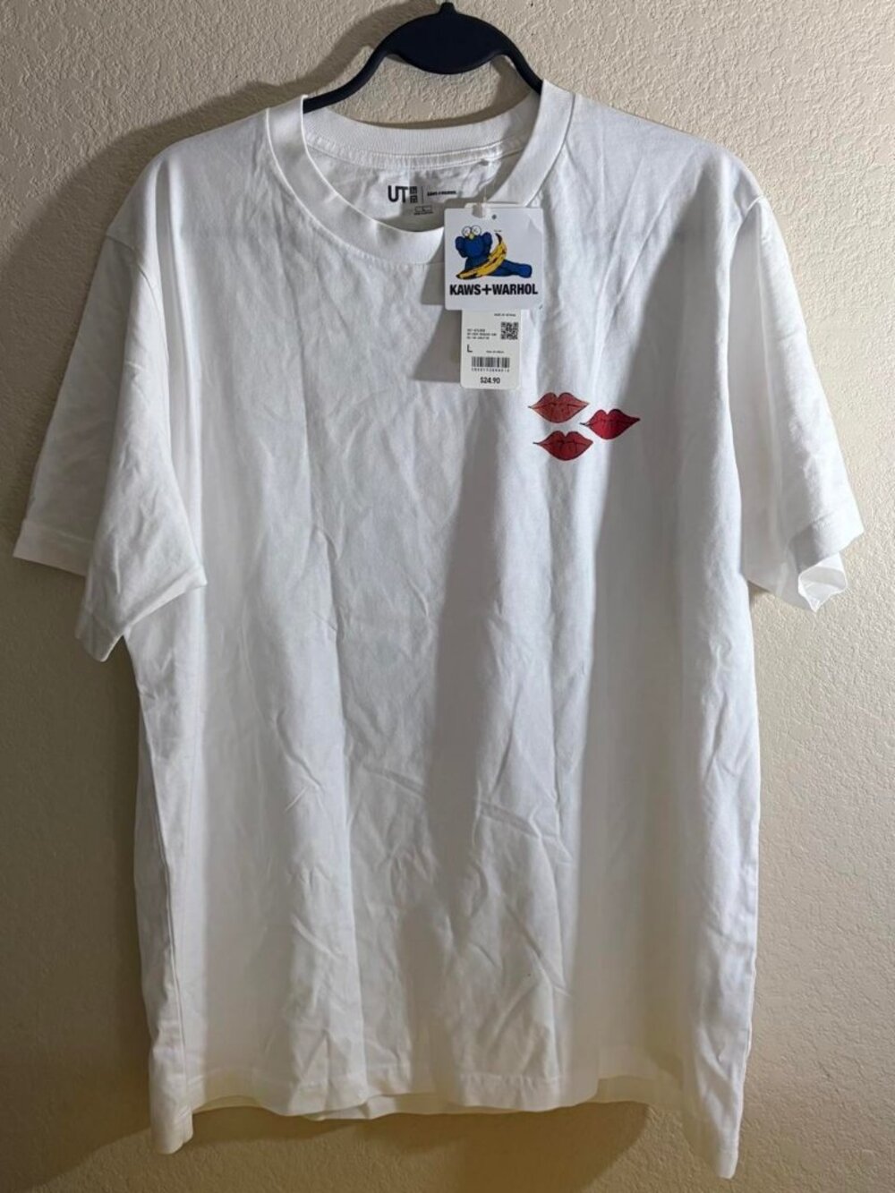 UT KAWS+WARHOL White T-Shirt